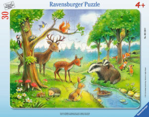Пъзел Ravensburger от 30 части - Горски животни
