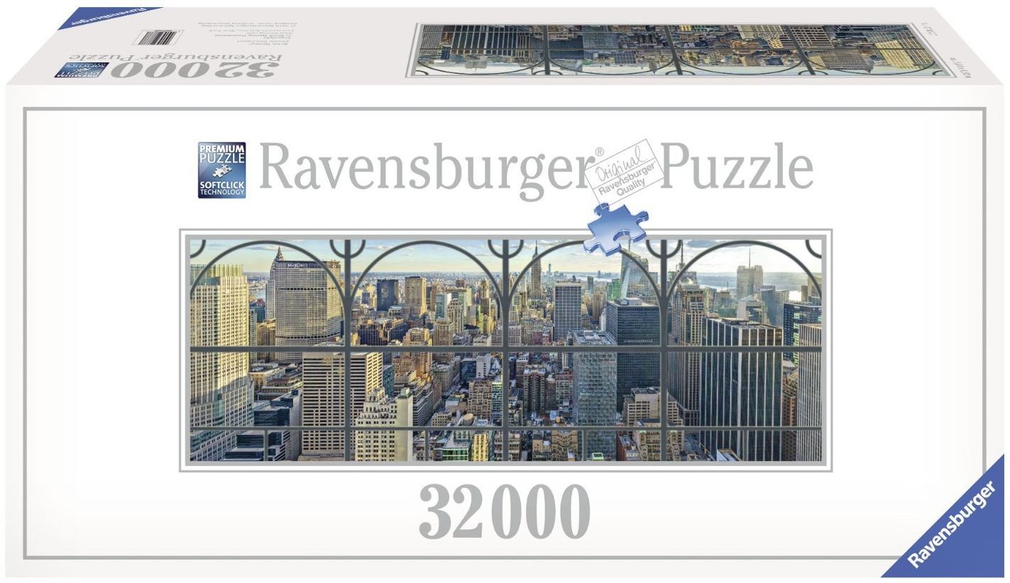 Панорамен пъзел Ravensburger от 32 000 части - Гледка над Манхатън