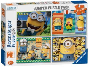 Пъзел Ravensburger от 4 x 100 части - Миньоните