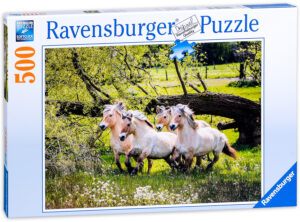 Пъзел Ravensburger от 500 части - Норвежки коне