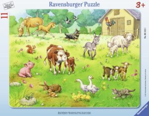 Пъзел Ravensburger от 11 части - Моите любими животни