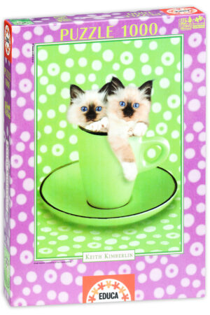 Пъзел Educa от 1000 части - Две сладкишчета, Кийт Кимбърли