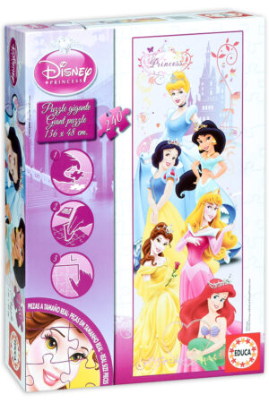 Пъзел Educa от 240 макси части - Дисни принцеси