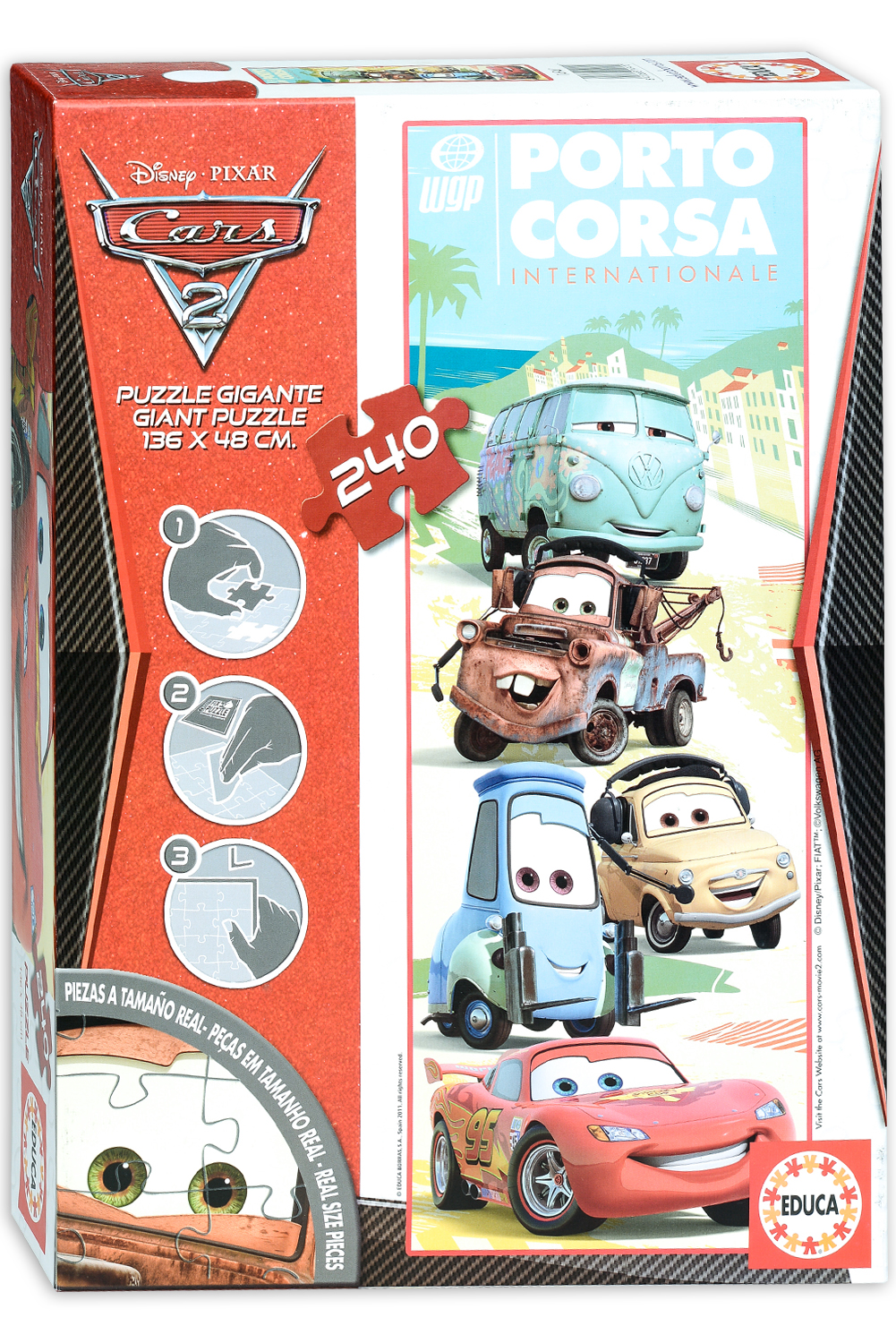 Пъзел Educa от 240 макси части - Колите 2