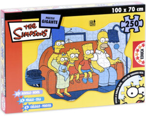Пъзел Educa от 250 макси части - Семейство Симпсън