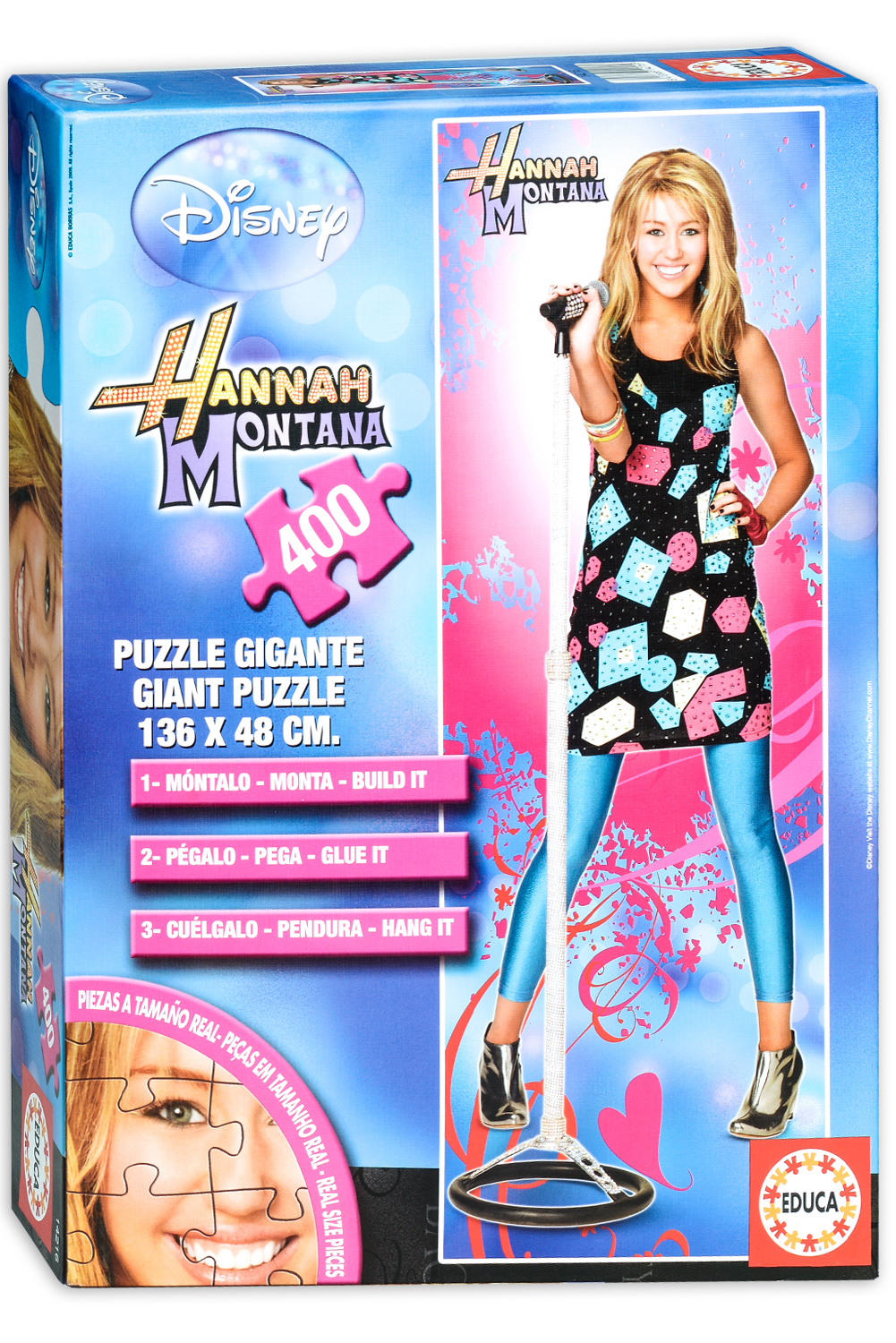 Пъзел Educa от 400 макси части - Хана Монтана