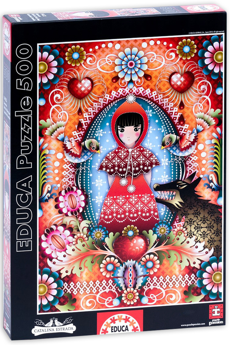 Пъзел Educa от 500 части - Червената шапчица