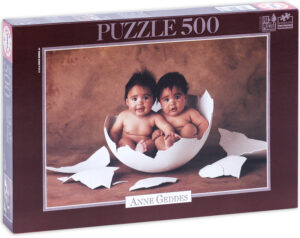 Пъзел Educa от 500 части - Двойно излюпване, Ан Гедес