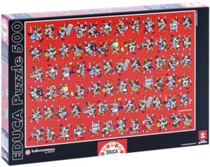 Пъзел Educa от 500 части - Крави в кухнята