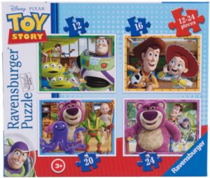 Пъзел Ravensburger 4 в 1 - Играта на играчките