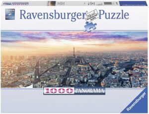Панорамен пъзел Ravensburger от 1000 части - Сутрин в Париж