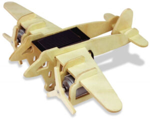 Дървен 3D пъзел Robo Time от 14 части - Бомбардировач