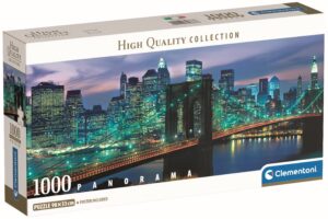 Панорамен пъзел Clementoni от 1000 части - Бруклинският мост, Ню Йорк