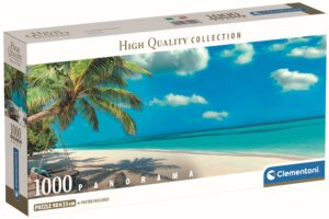 Панорамен пъзел Clementoni от 1000 части - Люлка край океана
