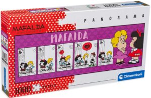 Панорамен пъзел Clementoni от 1000 части - Мафалда