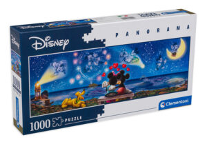 Панорамен пъзел Clementoni от 1000 части - Мики и Мини Маус