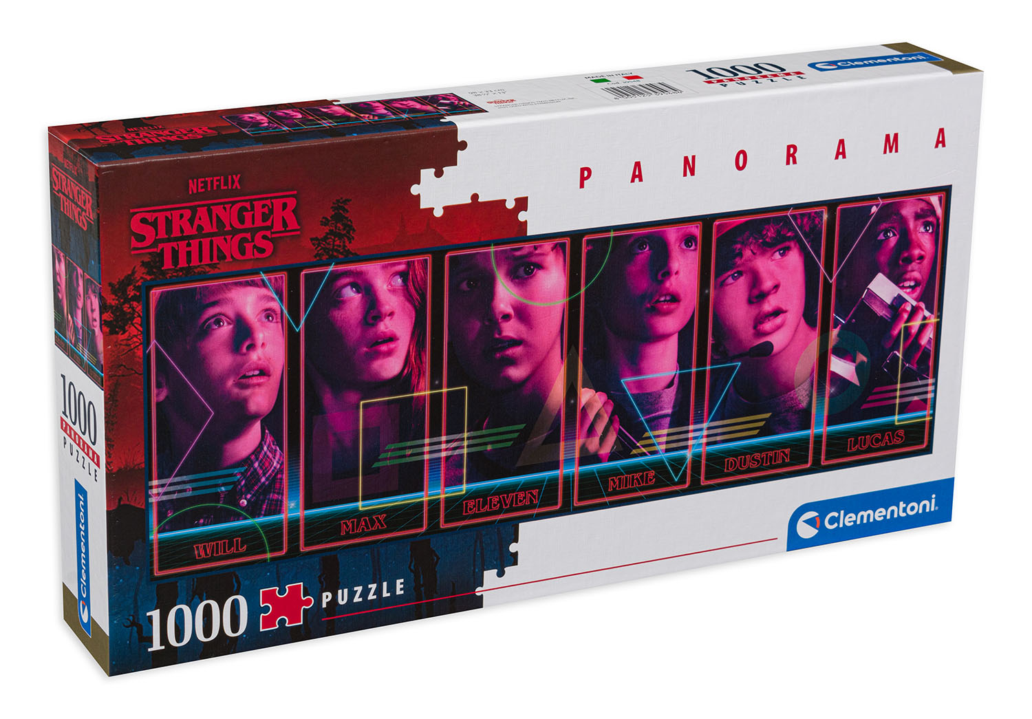 Панорамен пъзел Clementoni от 1000 части - Stranger Things