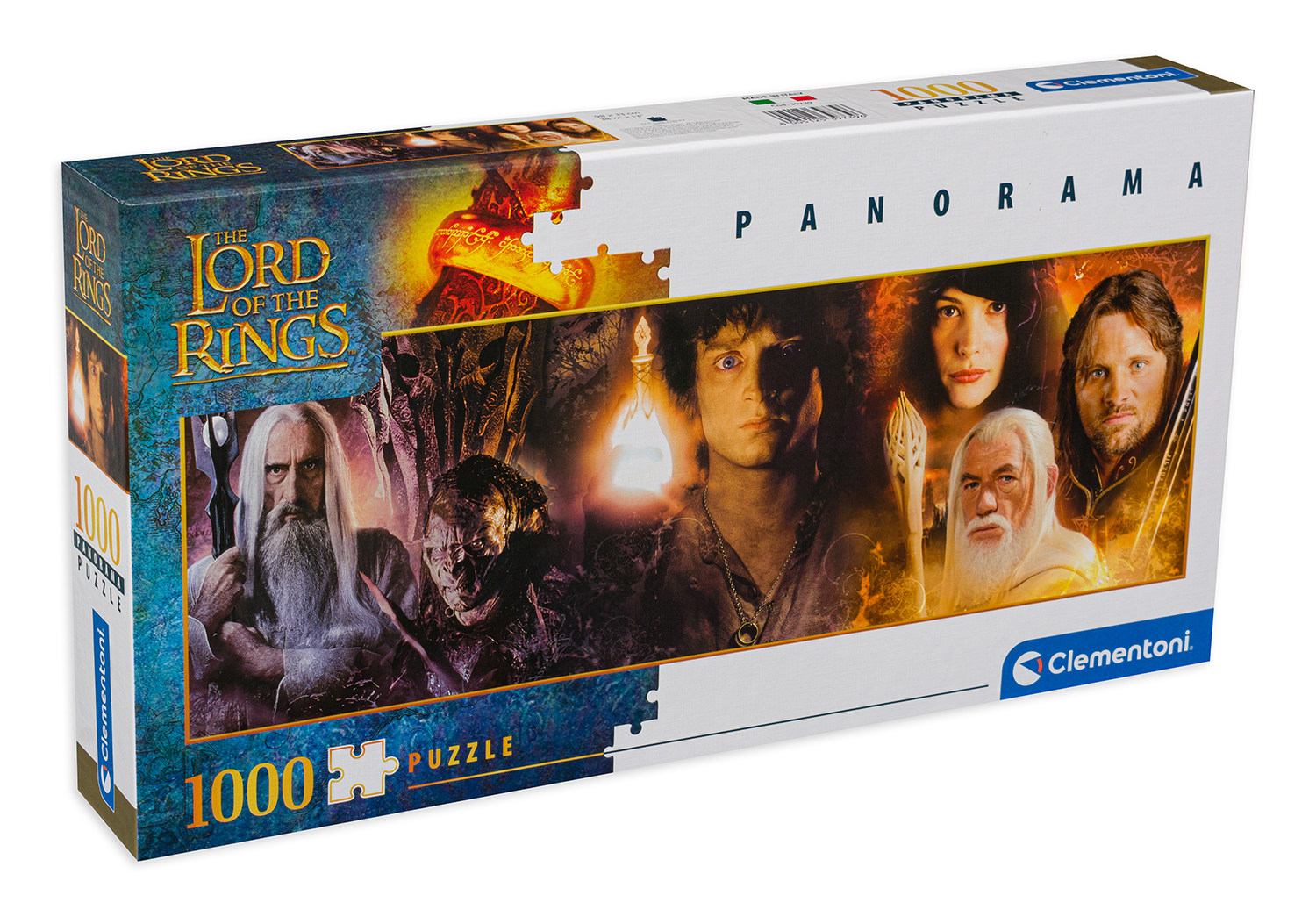 Панорамен пъзел Clementoni от 1000 части - Властелинът на пръстените