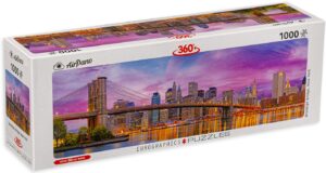 Панорамен пъзел Eurographics от 1000 части - Бруклинският мост, Ню Йорк