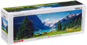Панорамен пъзел Eurographics от 1000 части - Езерото Луис, Канада