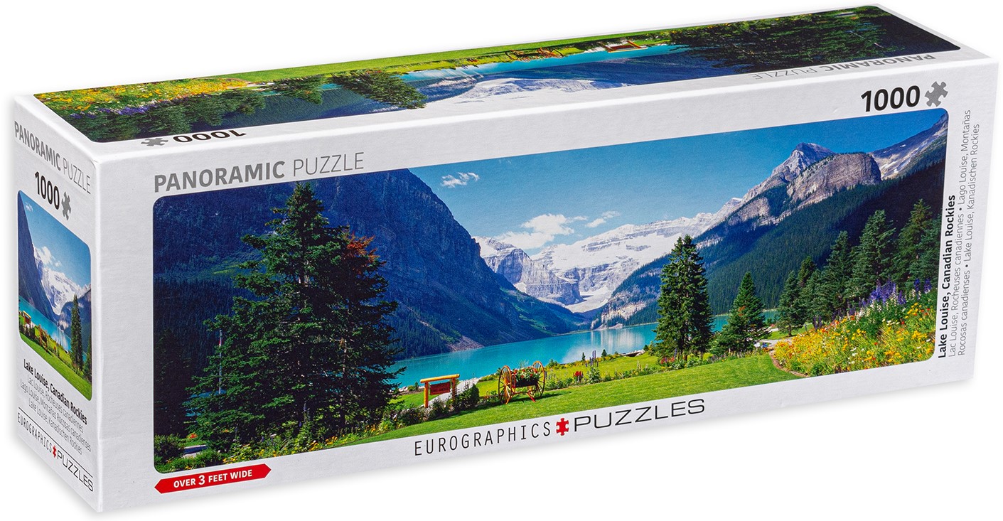 Панорамен пъзел Eurographics от 1000 части - Езерото Луис, Канада