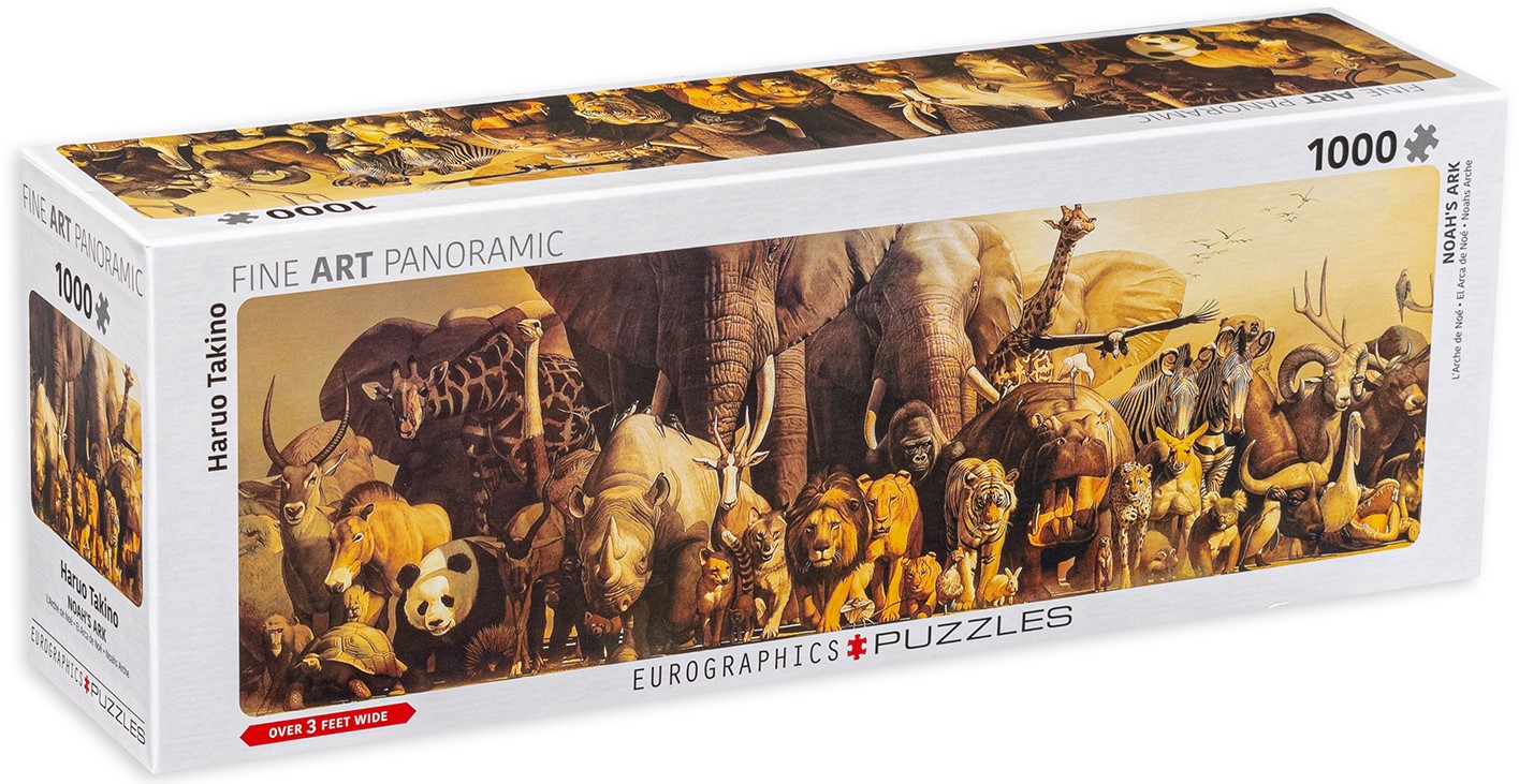 Панорамен пъзел Eurographics от 1000 части - Ноевият ковчег, Харуо Такино