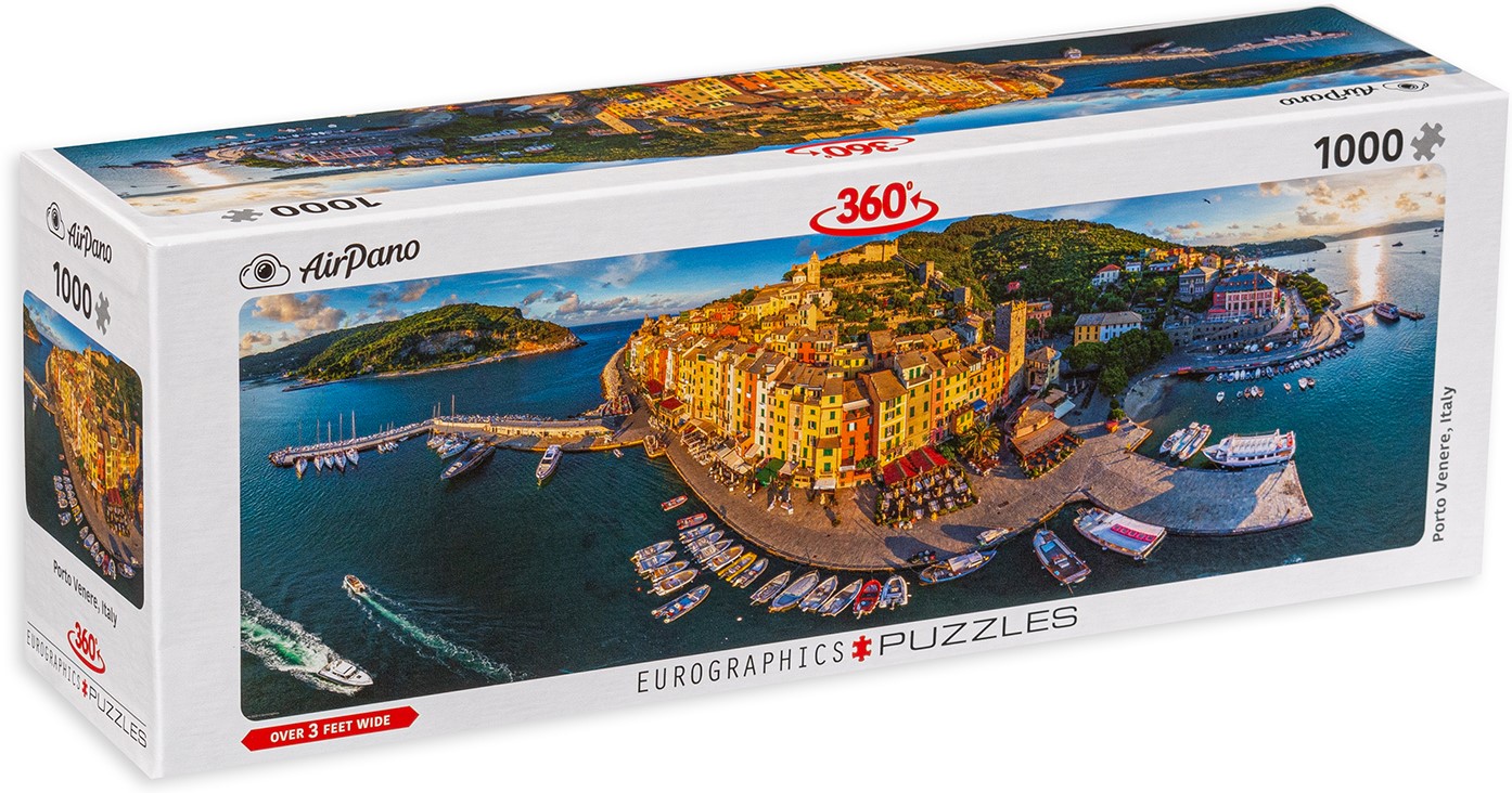 Панорамен пъзел Eurographics от 1000 части - Порто Венере, Италия