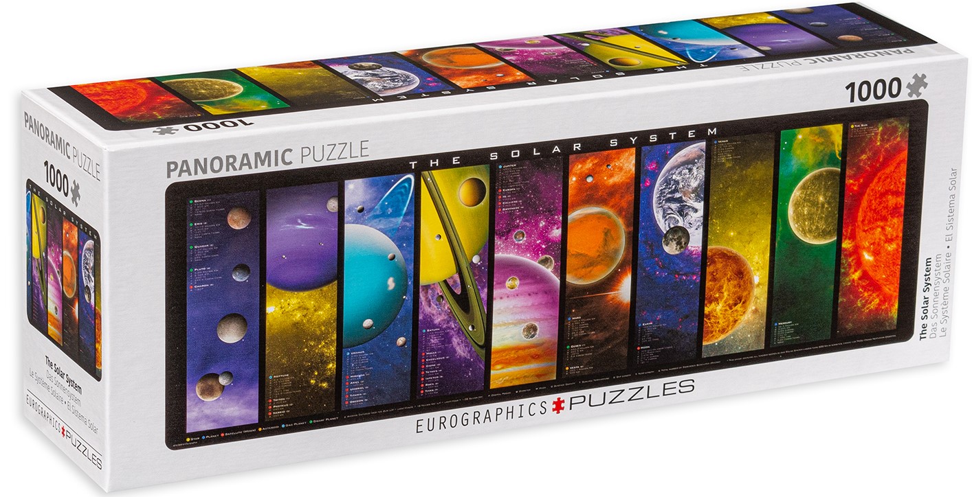 Панорамен пъзел Eurographics от 1000 части - Слънчевата система