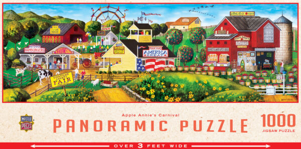 Панорамен пъзел Master Pieces от 1000 части - На карнавал