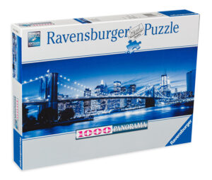 Панорамен пъзел Ravensburger от 1000 части - Светлия Ню Йорк