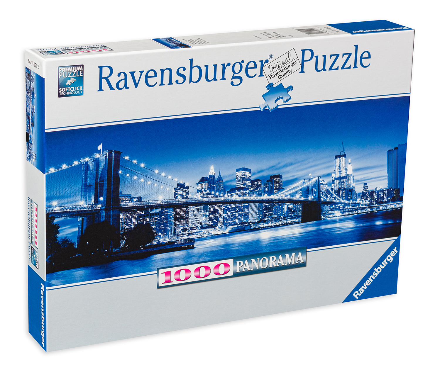 Панорамен пъзел Ravensburger от 1000 части - Светлия Ню Йорк