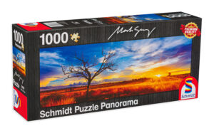 Панорамен пъзел Schmidt от 1000 части - Пустинен Дъб по залез, Марк Грей