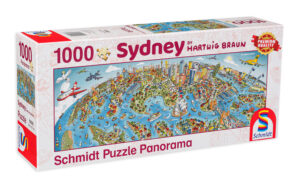 Панорамен пъзел Schmidt от 1000 части - Сидни, Хартуиг Браун