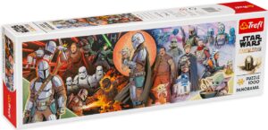 Панорамен пъзел Trefl от 1000 части - Мандалорецът