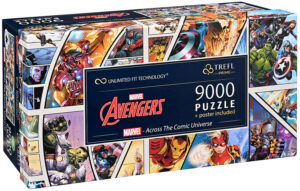 Панорамен пъзел Trefl от 9000 части - Комикс Вселената на Марвел