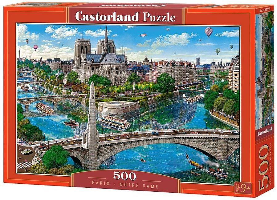 Пъзел Castorland от 500 части - Нотр Дам, Париж