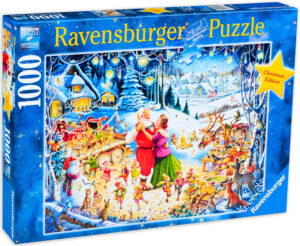 Пъзел Ravensburger от 1000 части - Коледно парти