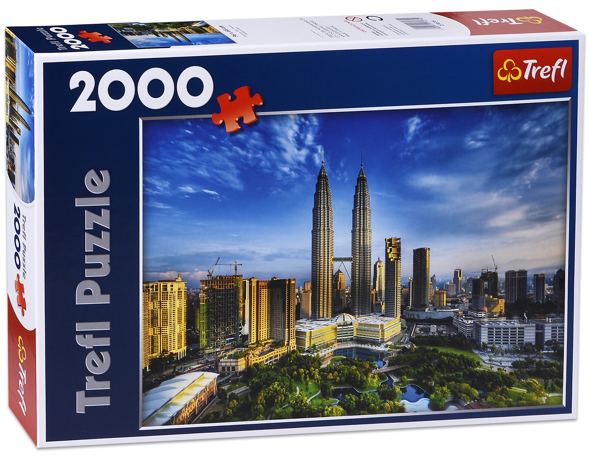 Пъзел Trefl от 2000 части - Кулите Петронас