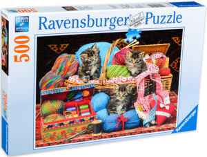Пъзел Ravensburger от 500 части - Малки котета