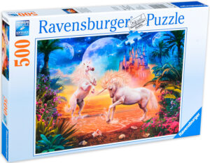 Пъзел Ravensburger от 500 части - Митични еднорози