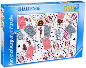 Пъзел Ravensburger от 500 части - Тесте карти