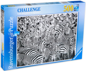 Пъзел Ravensburger от 500 части - Зебри