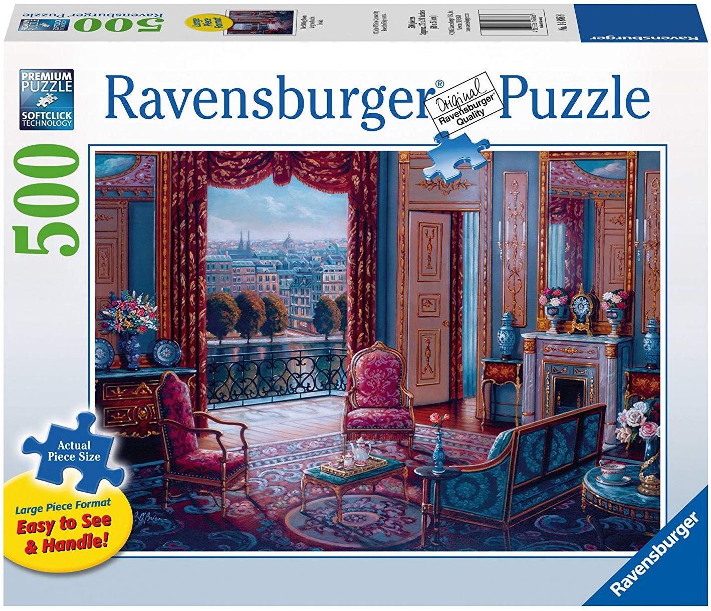 Пъзел Ravensburger от 500 XXL части - Дневна стая
