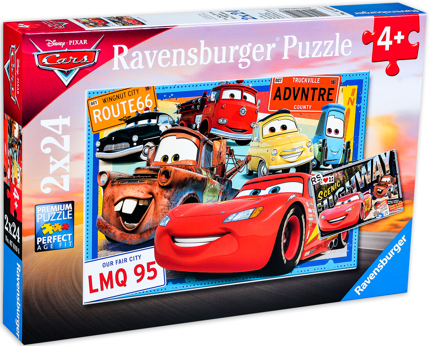 Пъзел Ravensburger от 2 x 24 части - Колите