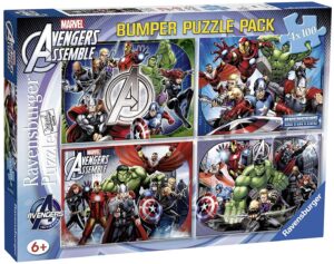 Пъзел Ravensburger от 4 x 100 части - Отмъстителите