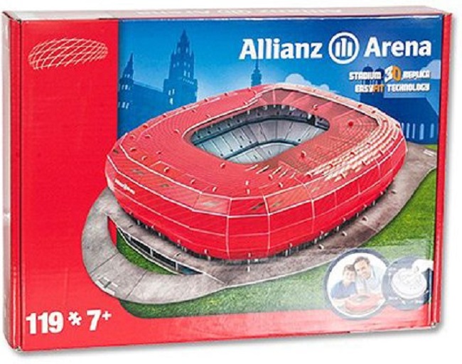 3D Пъзел Nanostad от 119 части – Стадион Allianz Arena (Germany)