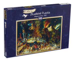 Пъзел Bluebird от 1000 части - Алегория на огъня