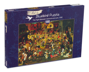Пъзел Bluebird от 1000 части - Битката между карнавала и постите