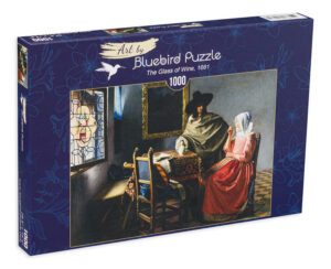 Пъзел Bluebird от 1000 части - Чаша с вино