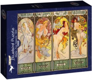 Пъзел Bluebird от 1000 части - Четирите сезона, 1900